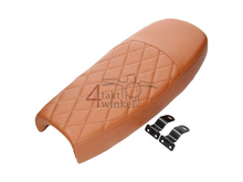 Buddy / zadel Mash scrambler, 50cc, 125cc en 250cc modellen, bruin 2e kans product