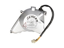 Ontstekingcarter Skyteam  met spoelen en vliewiel, startmotor onder,  gebruikt product