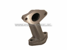 Spruitstuk 20mm, zwanenhals, brede flens