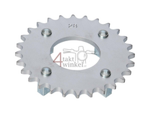 Achtertandwiel 28, past op SS50, CB50, CY50, Dax, Zilver