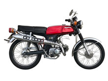Honda SS50 K1, gerestaureerd Rood