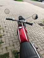 Honda SS50 K1, gerestaureerd Rood