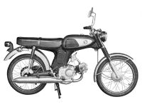 Honda SS50E vues éclatées