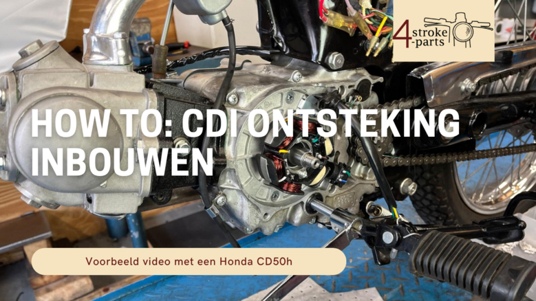 Hoe plaats je CDI ontsteking op jouw 4-taktbrommer?