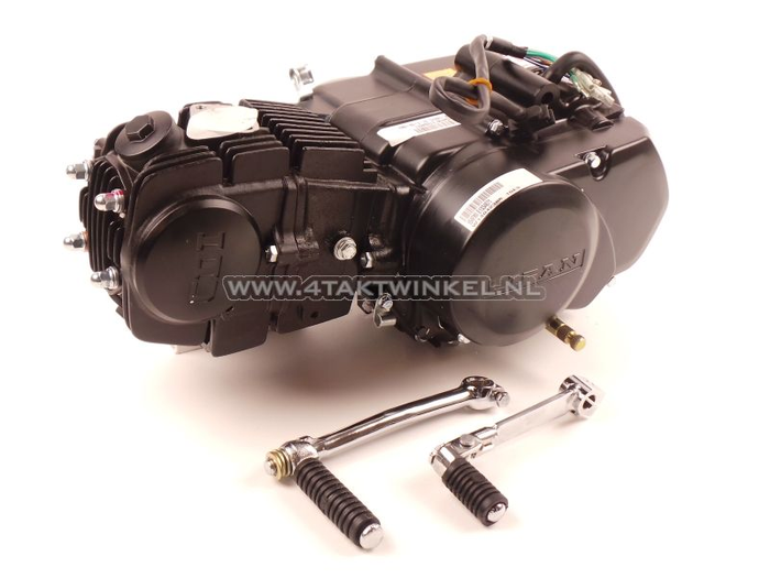 Motorblok, 125cc, handkoppeling, Lifan, 4-bak, zwart - 4taktwinkel.nl
