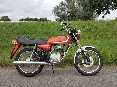 Verkocht! Honda CB50, Oranje, 48293km