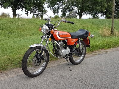 Verkocht! Honda CB50, Oranje, 48293km