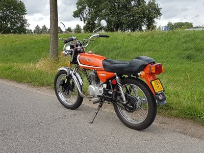 Verkocht! Honda CB50, Oranje, 48293km