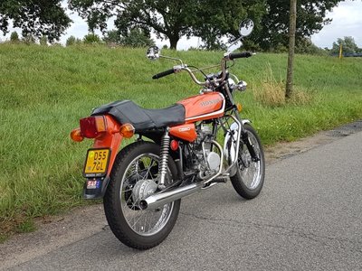 Verkocht! Honda CB50, Oranje, 48293km