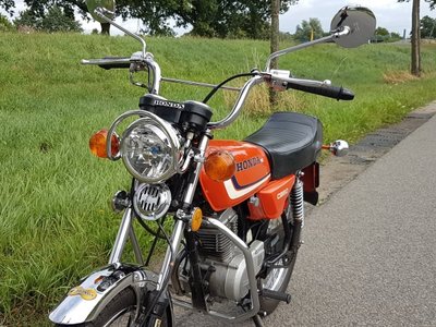 Verkocht! Honda CB50, Oranje, 48293km