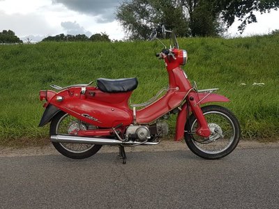 Honda Little Cubra 50, rood, 19851 km, Met Kenteken!