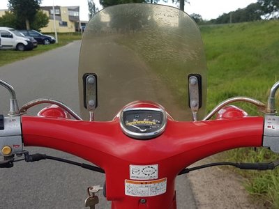 Honda Little Cubra 50, rood, 19851 km, Met Kenteken!