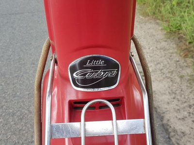 Honda Little Cubra 50, rood, 19851 km, Met Kenteken!