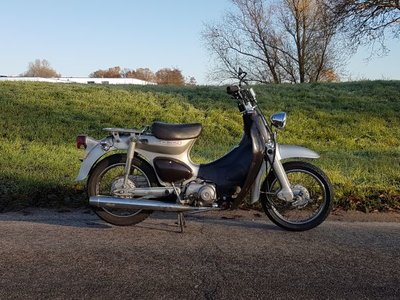 Honda Little cub, custom, 12681km, met Kenteken