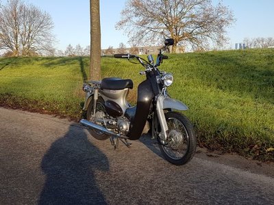 Honda Little cub, custom, 12681km, met Kenteken