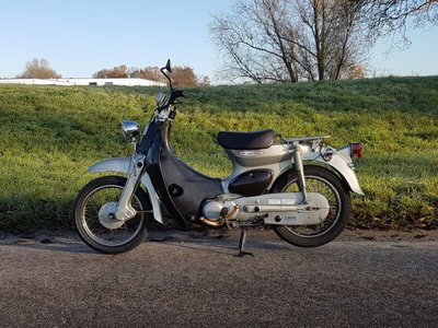 Honda Little cub, custom, 12681km, met Kenteken