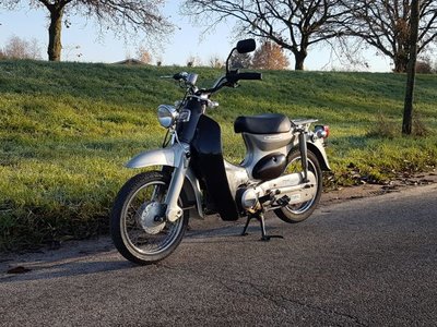 Honda Little cub, custom, 12681km, met Kenteken
