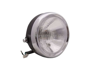 Koplamp compleet, universeel, 16cm, o.a. Mash Fifty