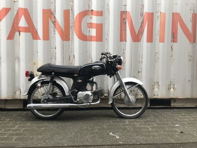 Honda CD50s benly Japans, Zwart, 22487 km