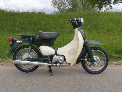 Honda Little cub, Japans, Groen, 7732km, met kenteken!