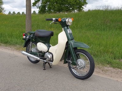 Honda Little cub, Japans, Groen, 7732km, met kenteken!