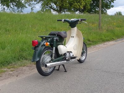 Honda Little cub, Japans, Groen, 7732km, met kenteken!