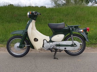 Honda Little cub, Japans, Groen, 7732km, met kenteken!