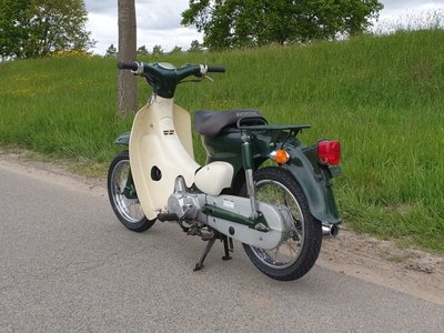 Honda Little cub, Japans, Groen, 7732km, met kenteken!