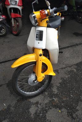 VERWACHT! Honda C50 NT Japans, geel, 10118 km