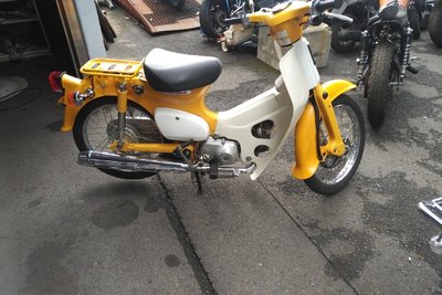 VERWACHT! Honda C50 NT Japans, geel, 10118 km