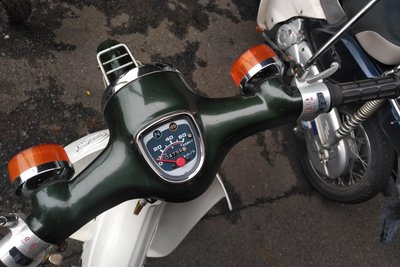 VERWACHT! Honda C50 NT Japans, groen, 4756 km