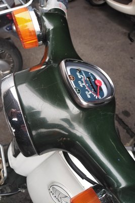 VERWACHT! Honda C50 NT Japans, groen, 4756 km