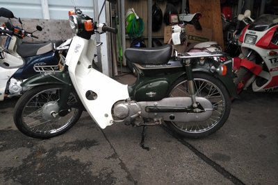 VERWACHT! Honda C50 NT Japans, groen, 4756 km