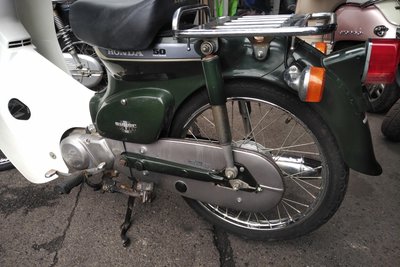 VERWACHT! Honda C50 NT Japans, groen, 4756 km