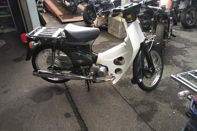 VERWACHT! Honda C50 NT Japans, groen, 4756 km