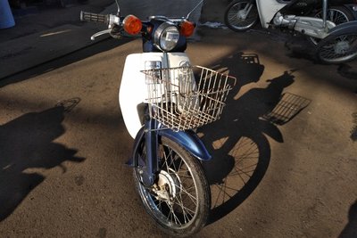 VERWACHT! Honda C50 NT Japans, blauw, 8860 km