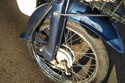 VERWACHT! Honda C50 NT Japans, blauw, 8860 km