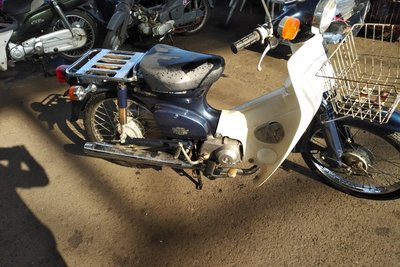 VERWACHT! Honda C50 NT Japans, blauw, 8860 km