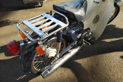 VERWACHT! Honda C50 NT Japans, blauw, 8860 km
