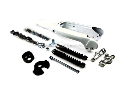Voorvork compleet, C50, C70, C90, Streetcub, extra breed, Kepspeed