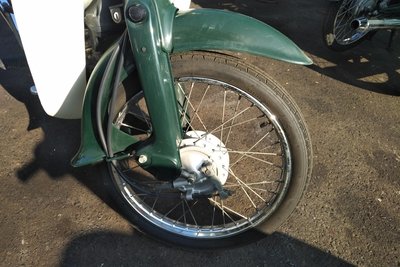 Honda C50 NT Japans, groen, 6717 km