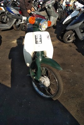 Honda C50 NT Japans, groen, 6717 km