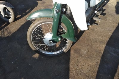 Honda C50 NT Japans, groen, 6717 km