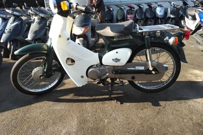 Honda C50 NT Japans, groen, 6717 km