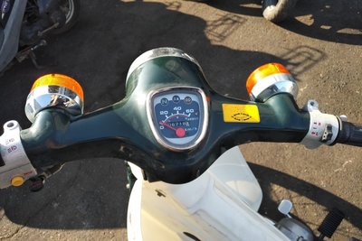 Honda C50 NT Japans, groen, 6717 km