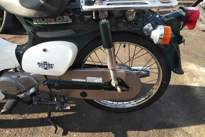 Honda C50 NT Japans, groen, 6717 km