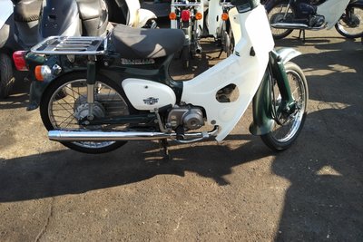 Honda C50 NT Japans, groen, 6717 km