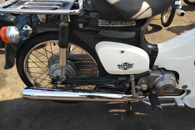 Honda C50 NT Japans, groen, 6717 km