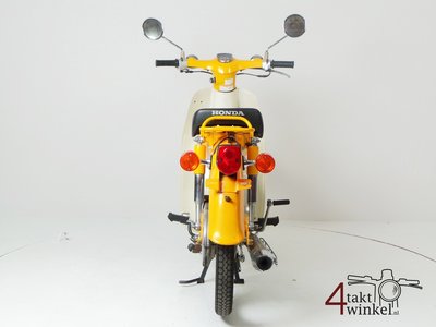 Honda C50 NT Japans, geel, 10118 km, met kenteken