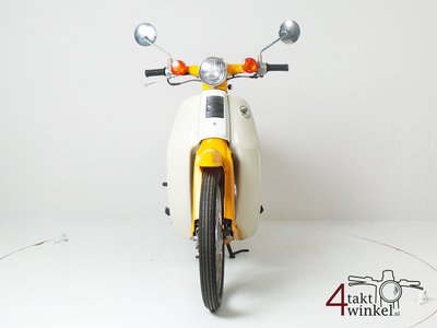 Honda C50 NT Japans, geel, 10118 km, met kenteken